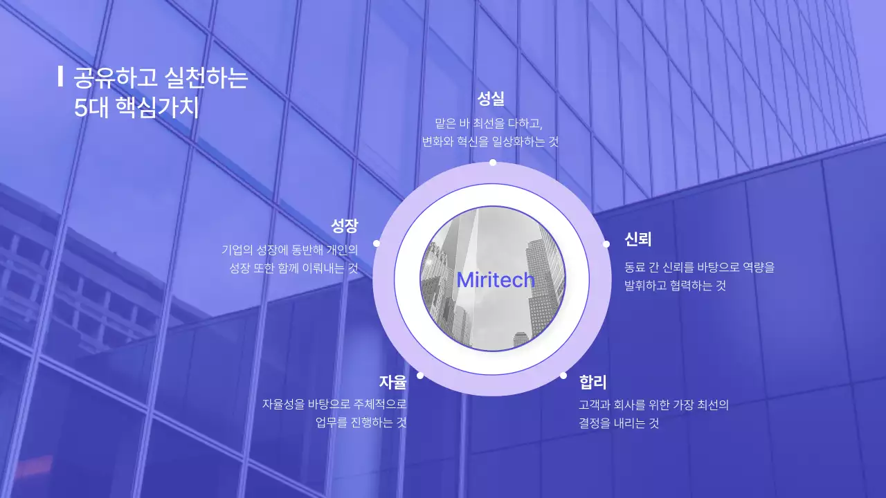 파랑과 검정의 사이버한 비전선포식 소개 발표자료