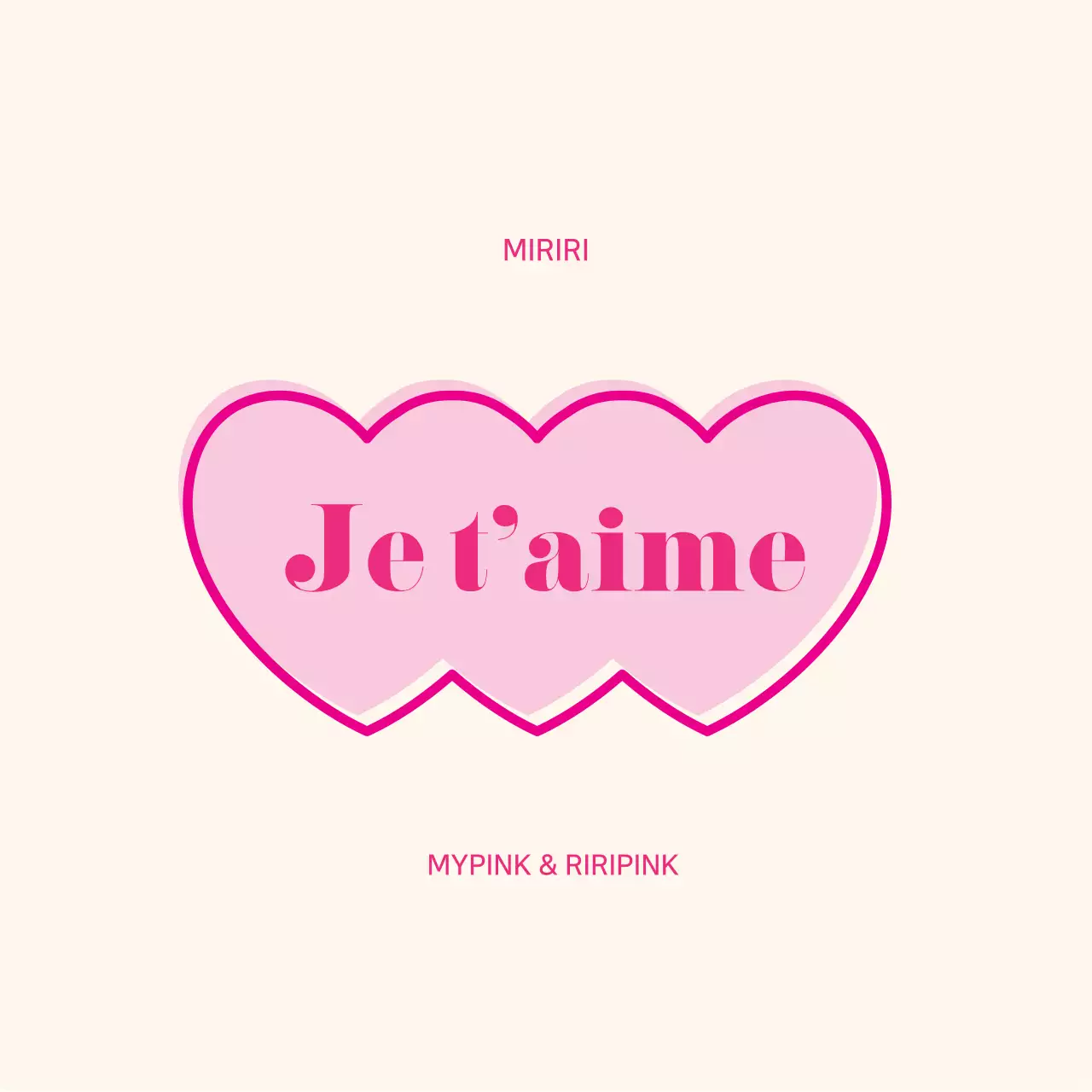 핑크색 하트가 그려진 틴에이지, 하이틴 감성의 디자인