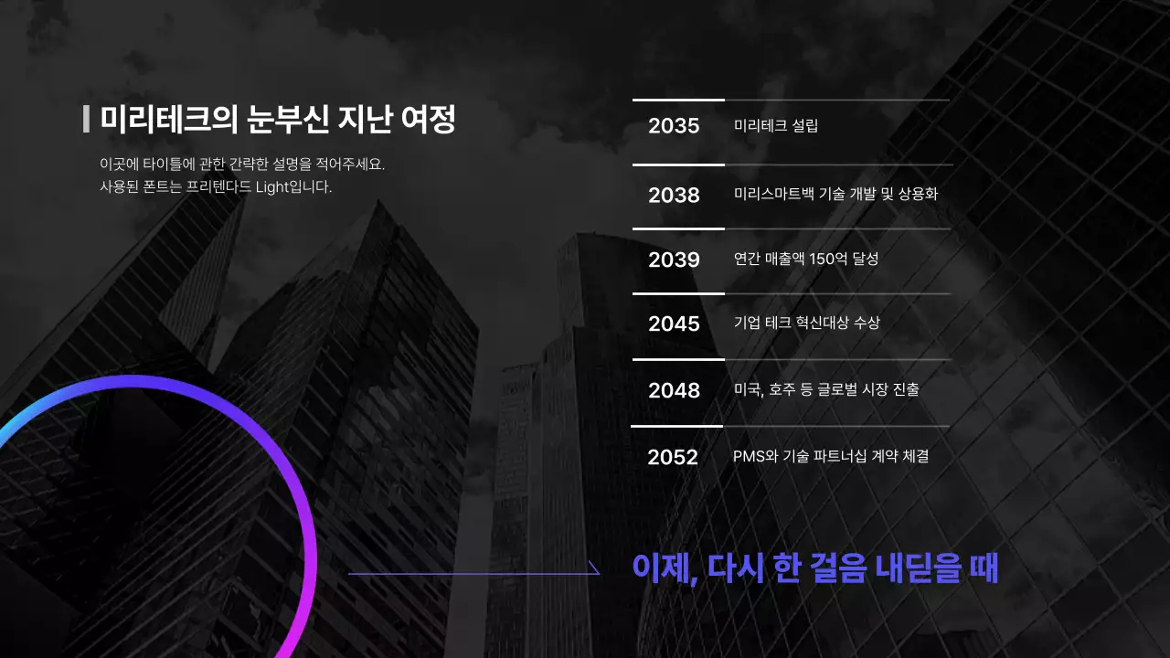 파랑과 검정의 사이버한 비전선포식 소개 발표자료