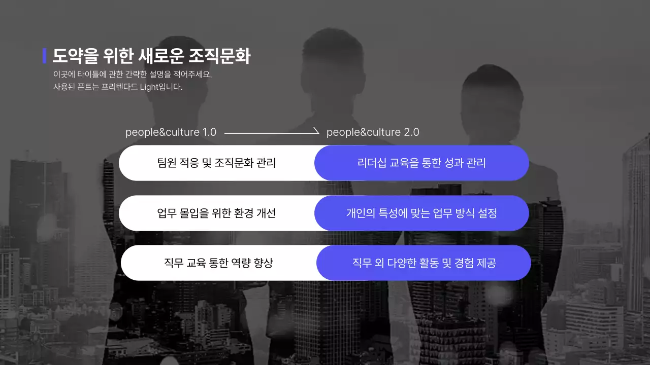 파랑과 검정의 사이버한 비전선포식 소개 발표자료