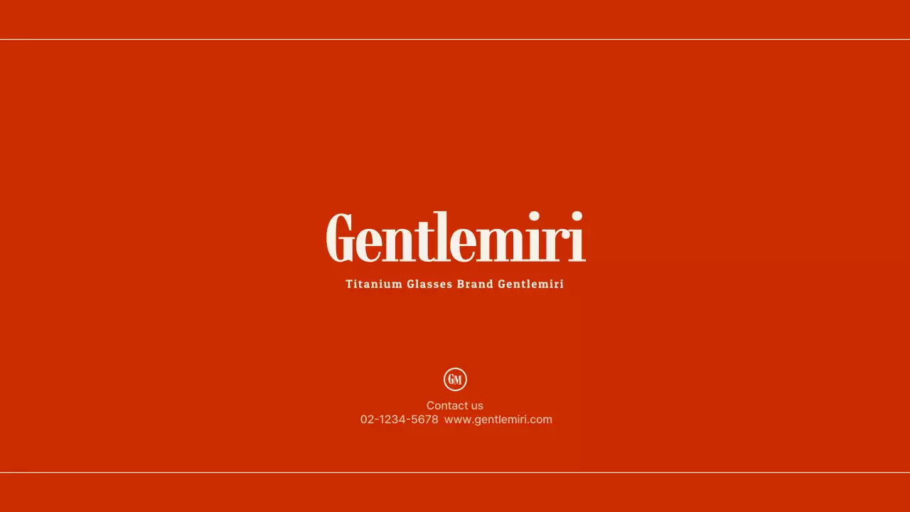 빨강색과 초록색의 레트로 패션 잡화 브랜드 회사소개서