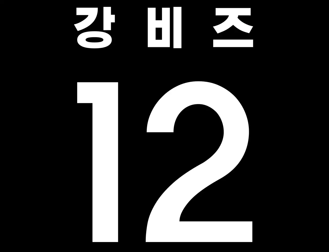 검정색과 흰색의 심플하고 깔끔한 고등학교 체육대회 팀 구분용 조끼
