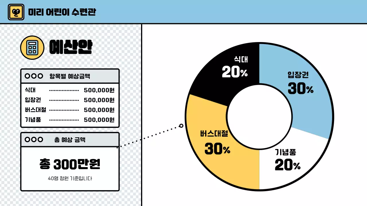 하늘색과 초록색의 귀여운 스타일의 어린이 겨울 캠프