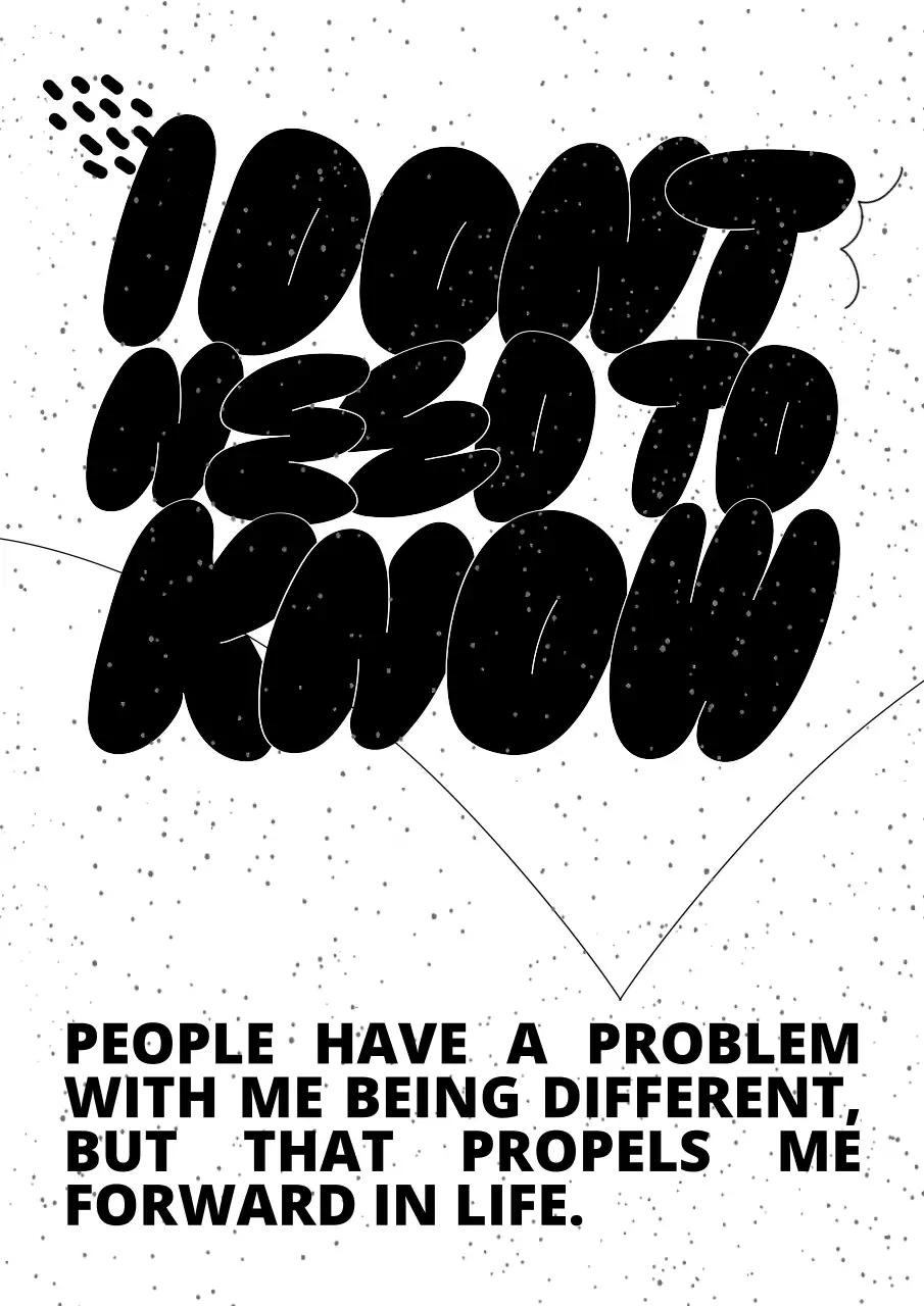 블랙과 화이트 캘리그래피 인테리어용 포스터