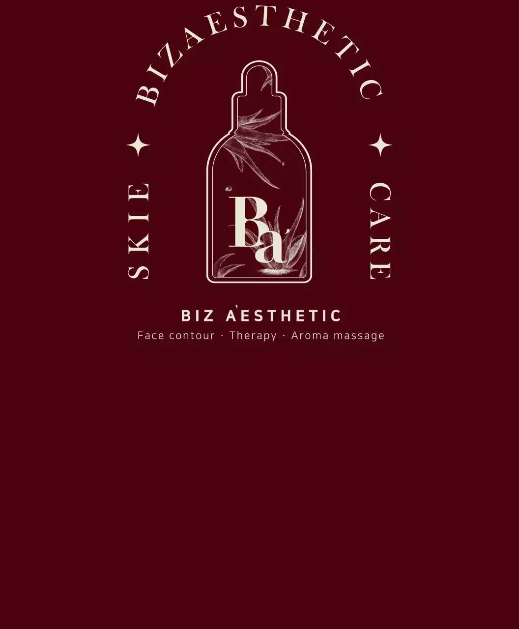 에스테틱 아로마 마사지샵 화장품 티셔츠 