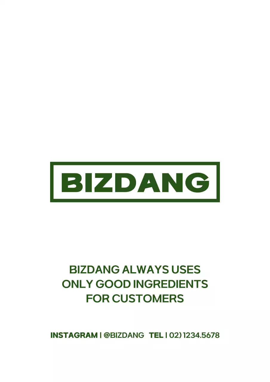 초록색과 하얀색의 심플하고 깔끔한 텍스트 로고와 문구 조합 스타일 카페 굿즈 및 홍보용 