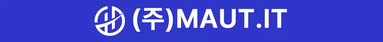 남색과 하얀색의 심플한 심볼 로고 스타일 회사 