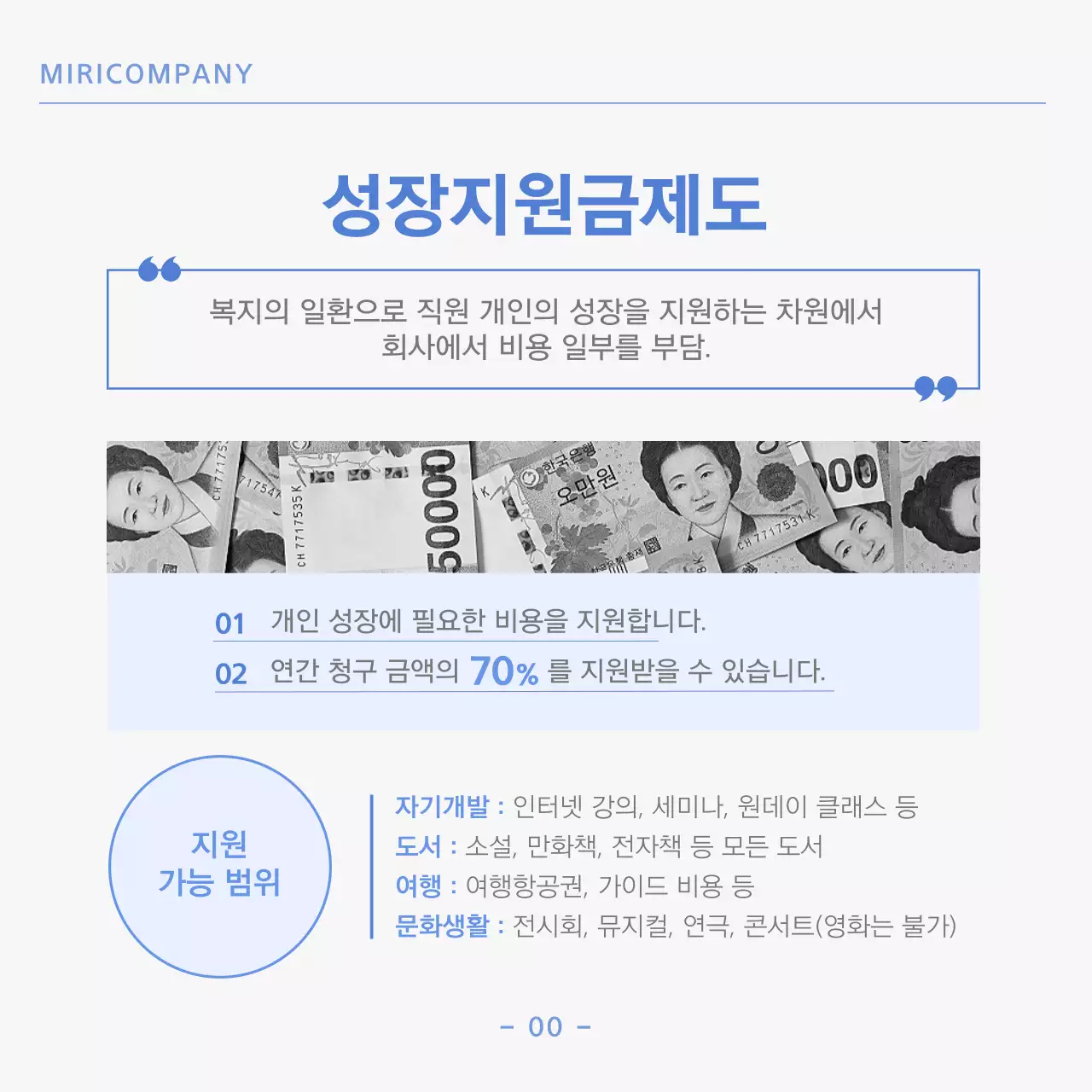 스카이블루톤의 심플 일러스트 기업 카드뉴스