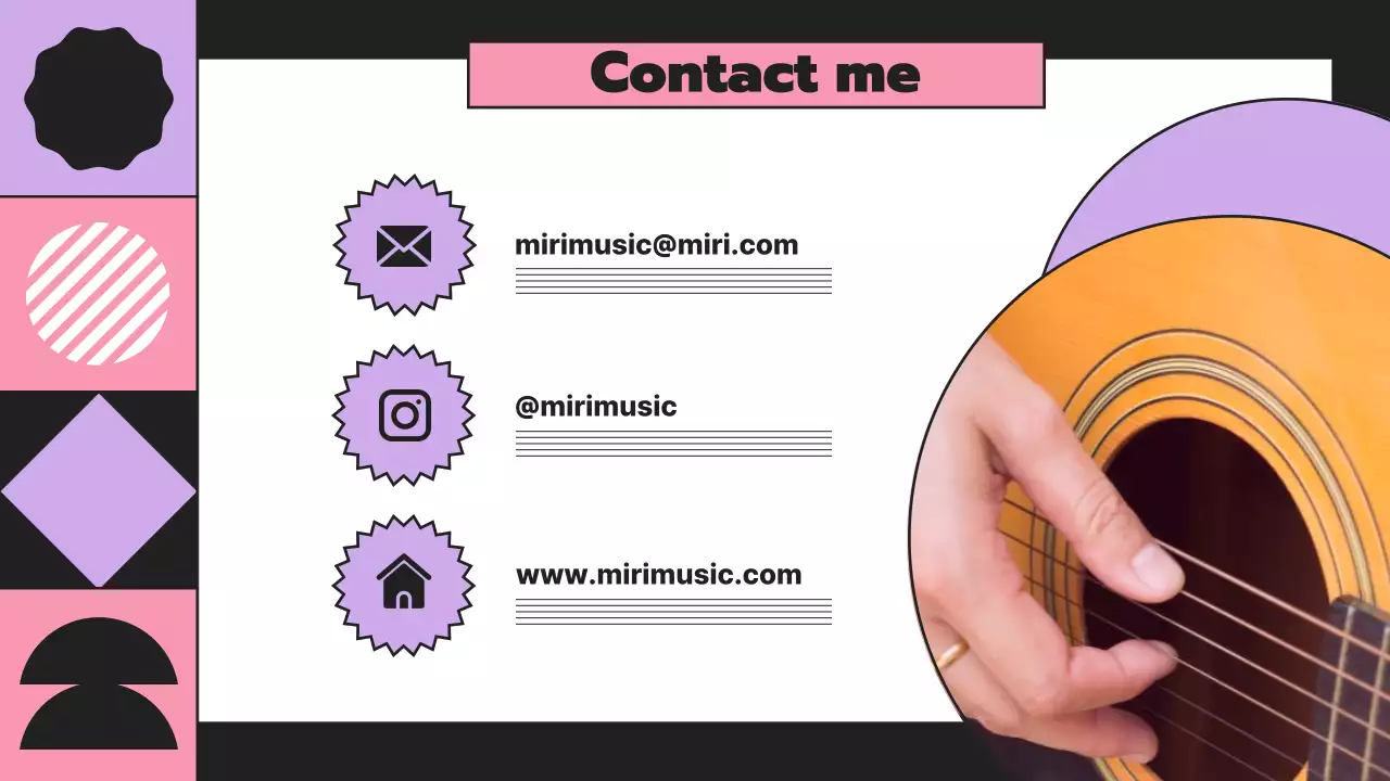 리듬감이 느껴지는 도형요소의 작곡가 포트폴리오