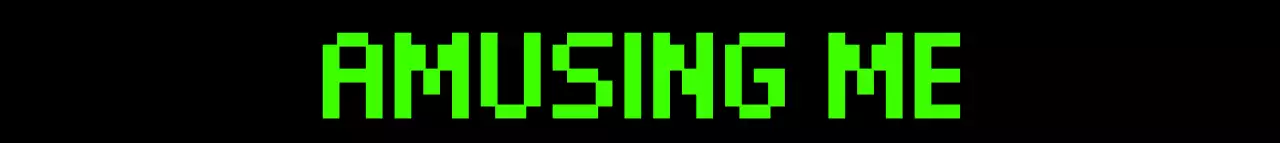 검정색과 연두색의 힙한 도트 텍스트 로고 스타일 개인 굿즈용