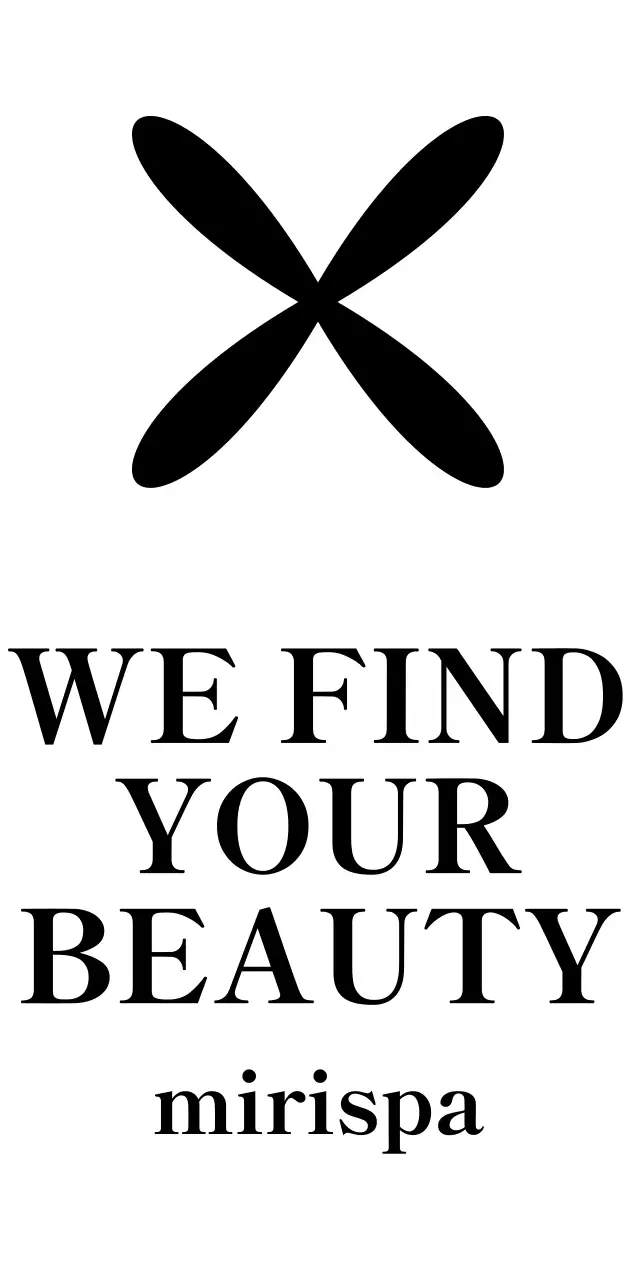 검정색의 심볼 로고가 있는 스파 컨셉 디자인