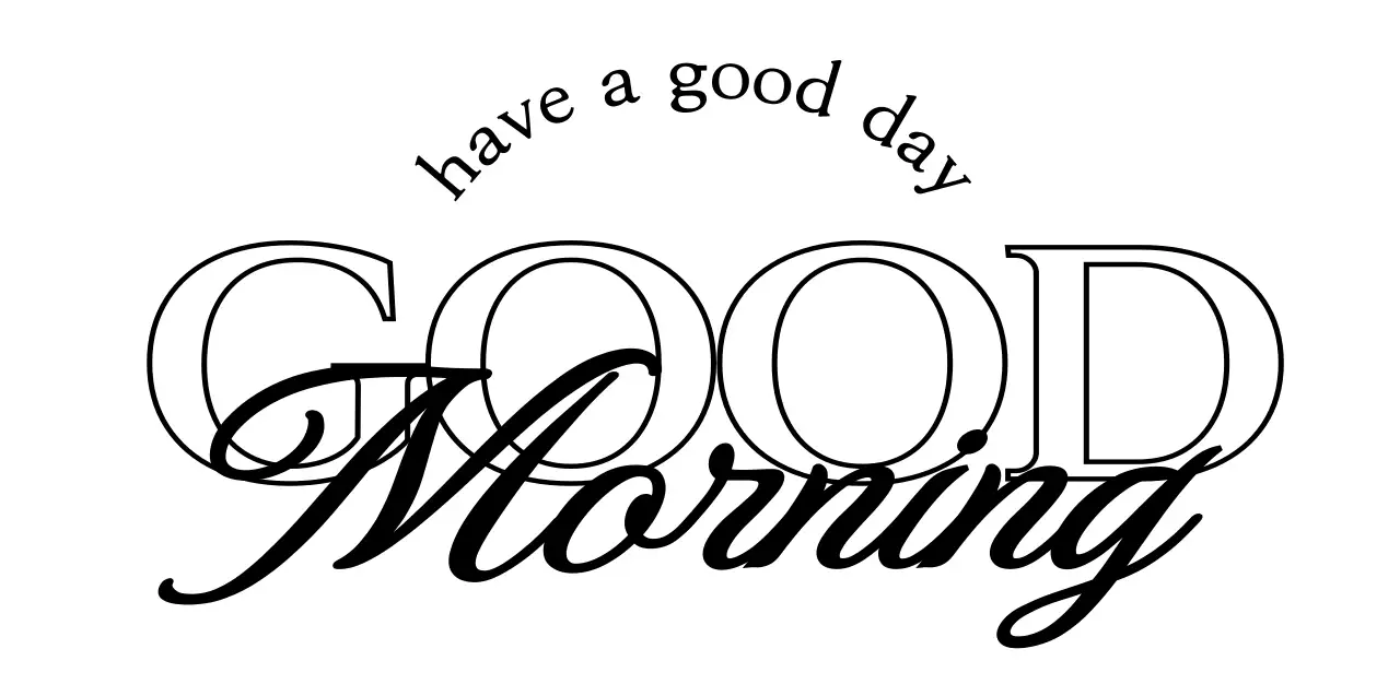 검정색의 감성적인 컨셉의 텍스트로 이루어진 카페 굿즈