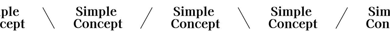 흰색과 검정색의 사선 라인과 영어 텍스트가 있는 심플한 디자인