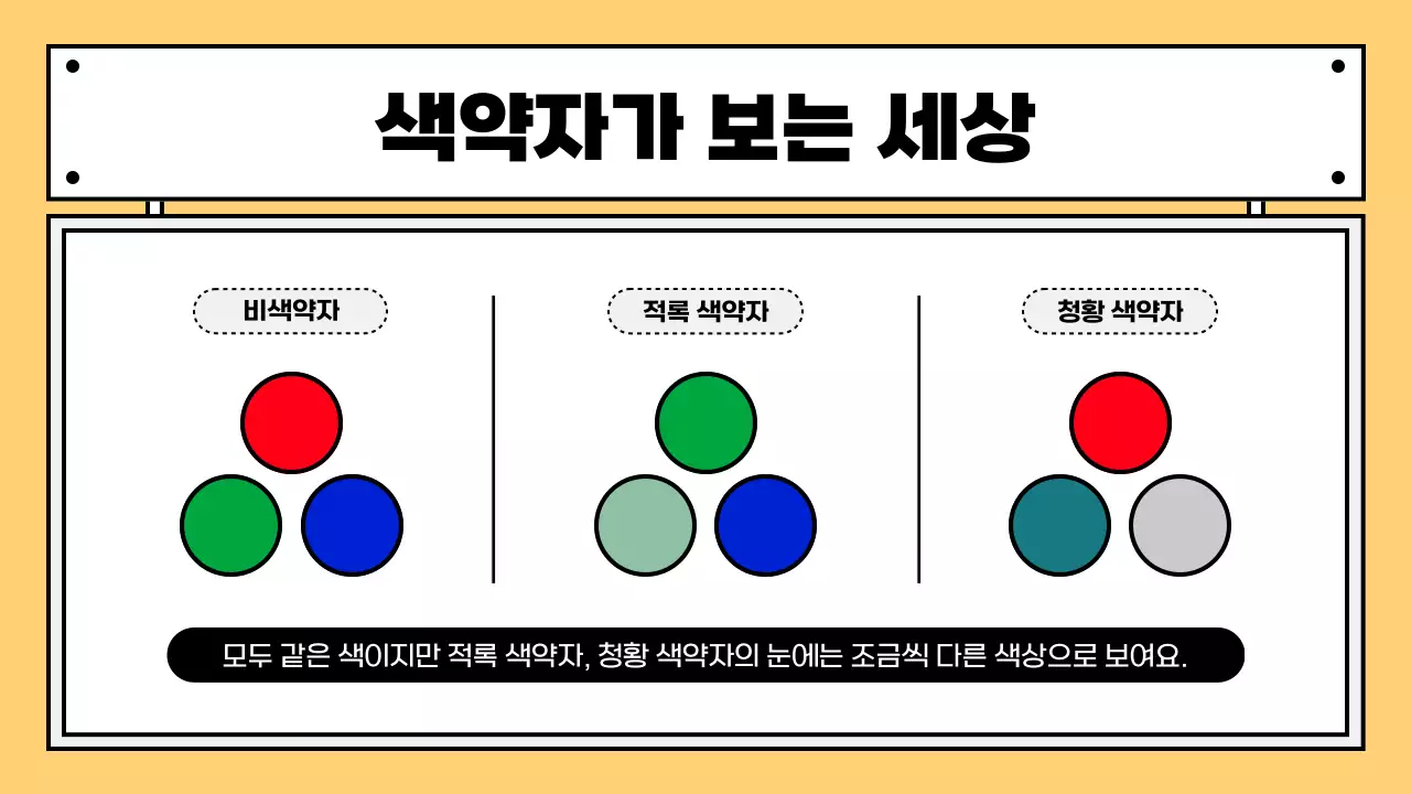 노란색 포인트의 귀여운 강의실 표지판 리디자인
