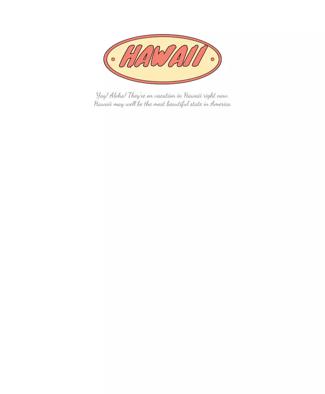 여름 하와이 느낌의 꽃 일러스트