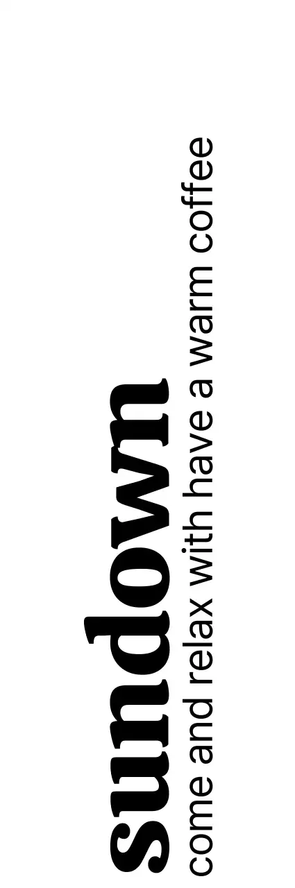 검정색의 심플한 영어 텍스트와 단순한 햇님 일러스트가 있는 굿즈