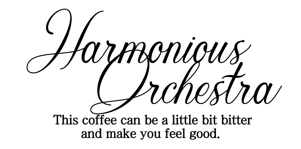 검색의 영어 텍스트가 강조된 고급스러운 컨셉의 카페용