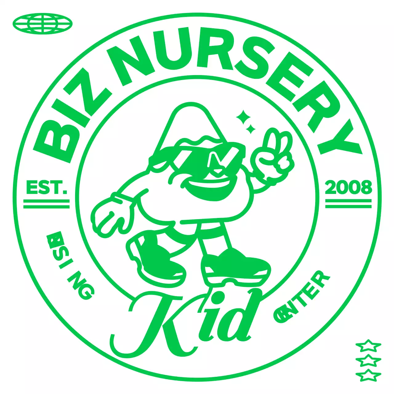 힙한 산 캐릭터 컨셉 어린이 운동회 단체 