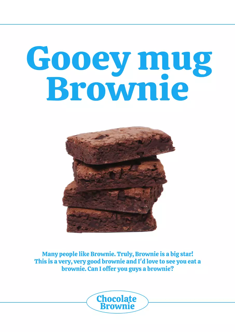 파란색의 여름 분위기 카페 메뉴 소개