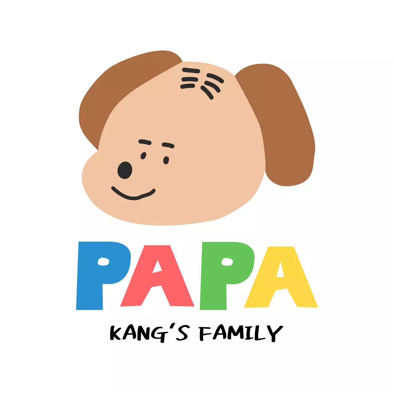 알록달록한 색상의 귀여운 컨셉의 가족 단체티셔츠