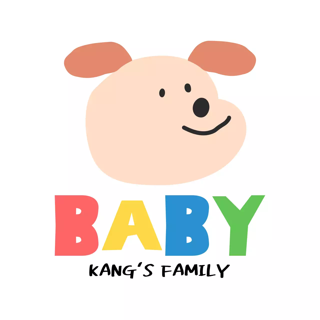 알록달록한 색상의 귀여운 컨셉의 가족 단체티셔츠