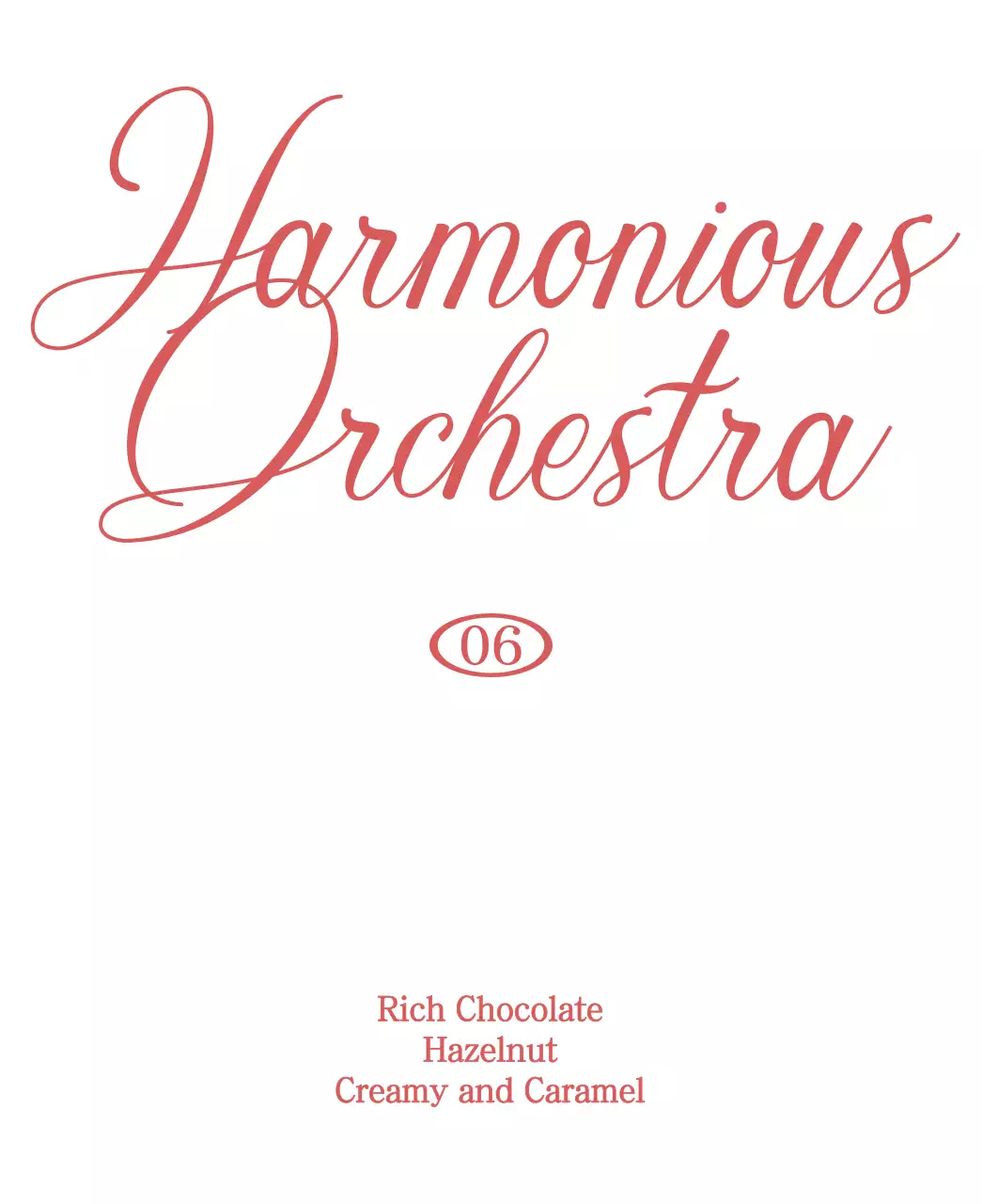 빨간색과 흰색의 필기체가 포인트가 되는 카페 드립커피