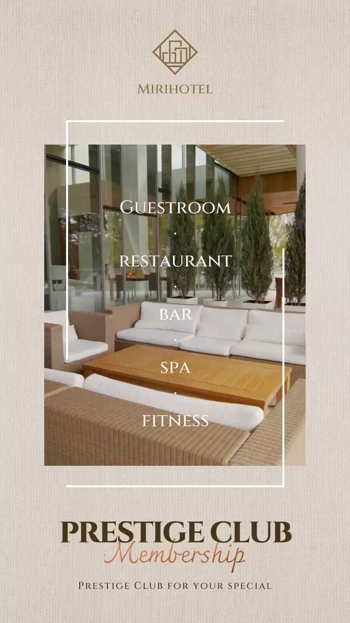 베이지톤의 깔끔한 프레스티지 클럽 라운지 소개