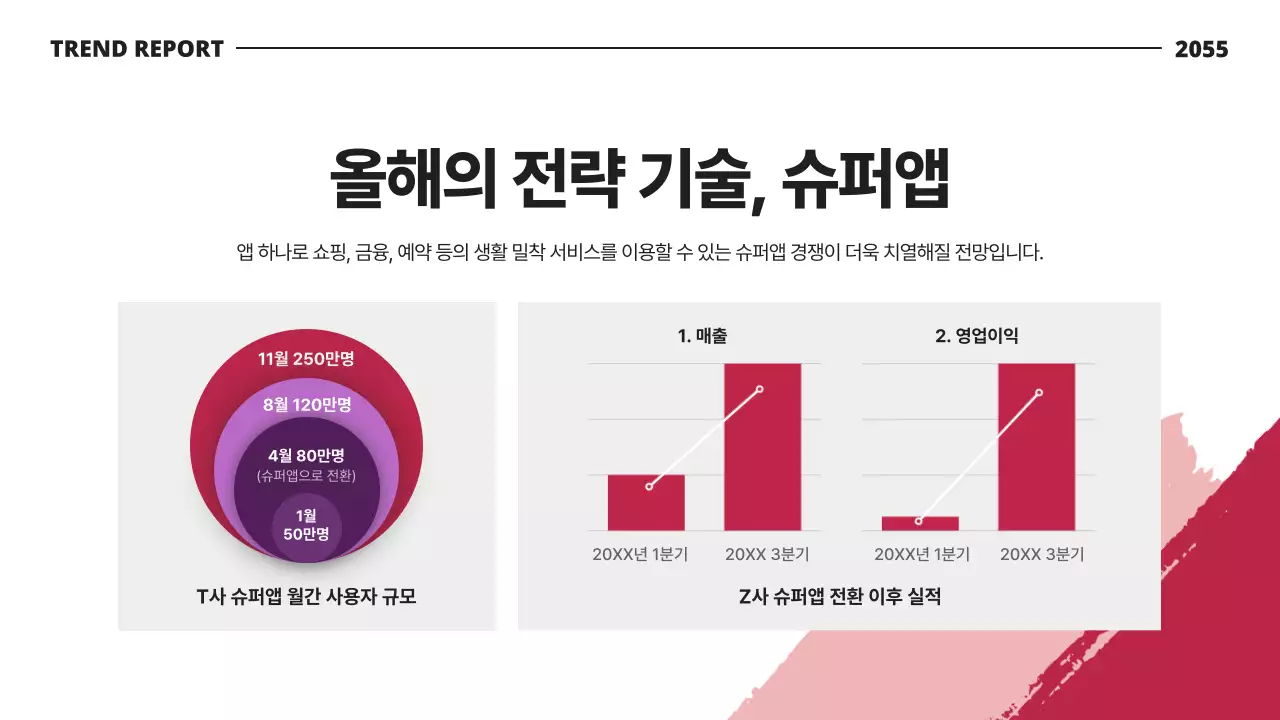 화이트와 블랙의 붓터치 포인트 올해의 컬러 트렌드