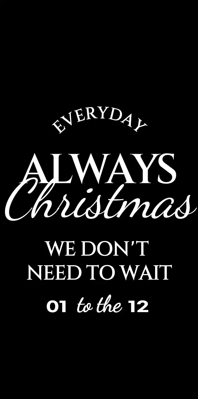 검정색과 흰색의 고급스러운 감성 텍스트가 있는 카페 기념 굿즈