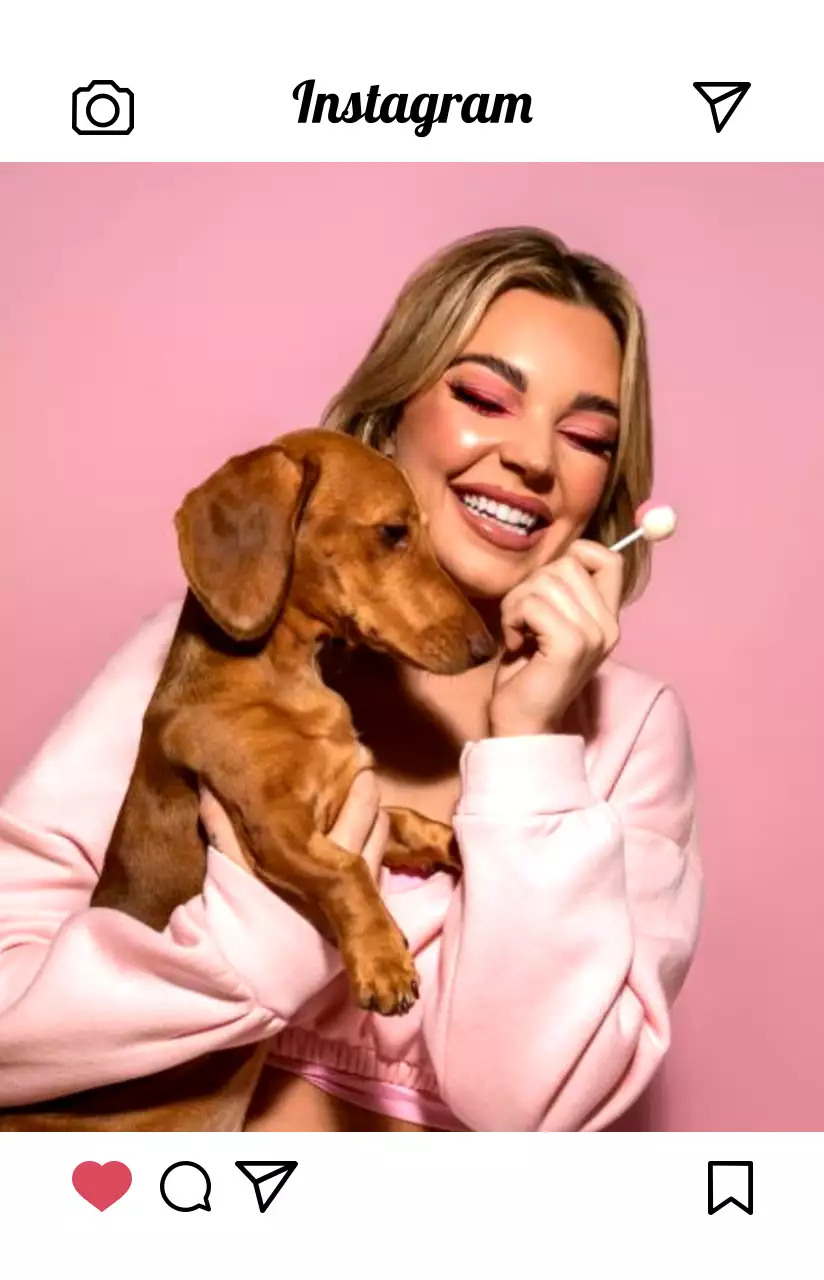 밝고 따뜻한 컬러감의 심플모던한 인스타그램 사진 프레임 컨셉 개인굿즈용 