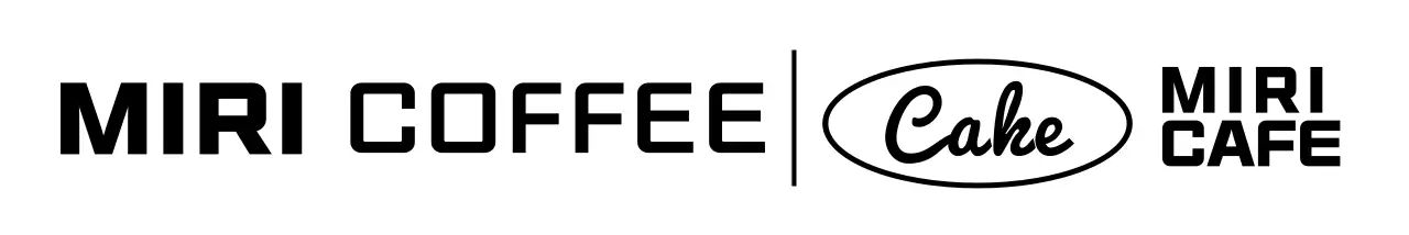 빨간색의 심플한 앰블럼 로고 스타일 디저트 카페