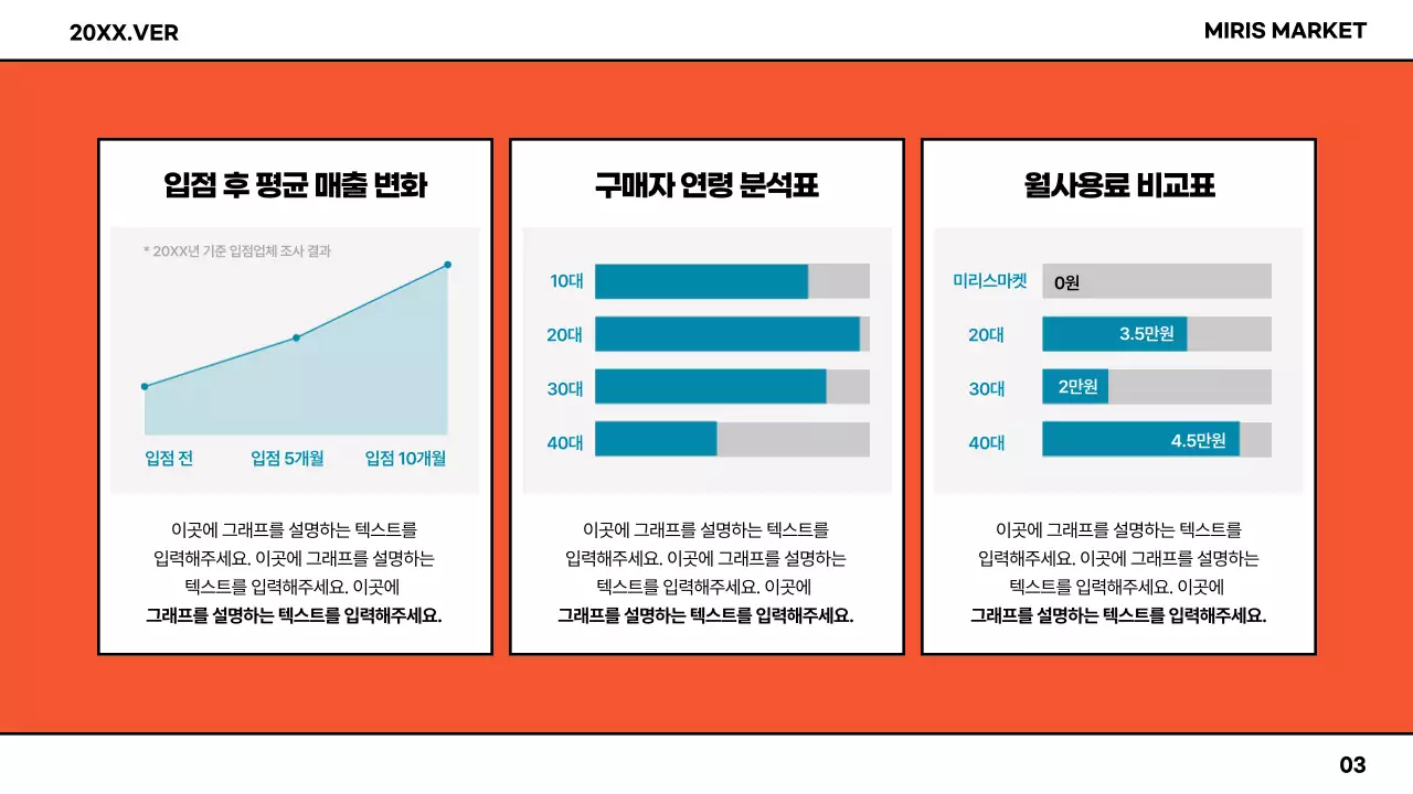 알록달록 도형 컨셉의 마켓 입점 안내서