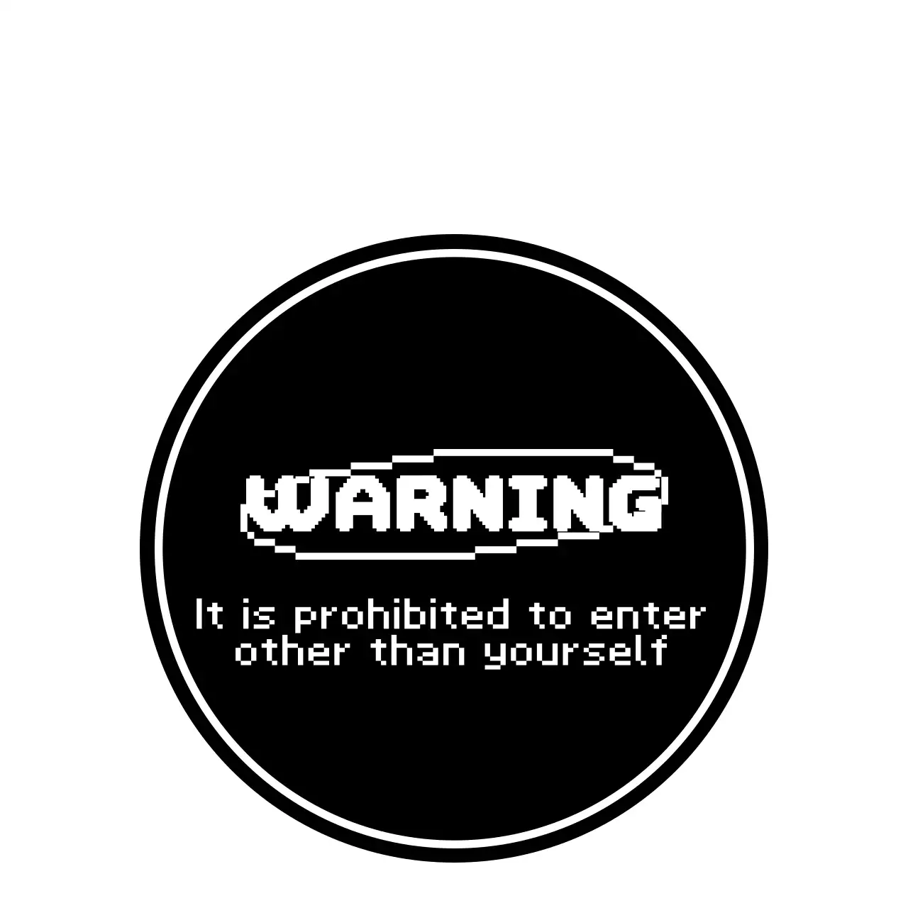 검정색과 하얀색의 귀여운 도트 일러스트와 문구 조합 스타일 노트 안내 