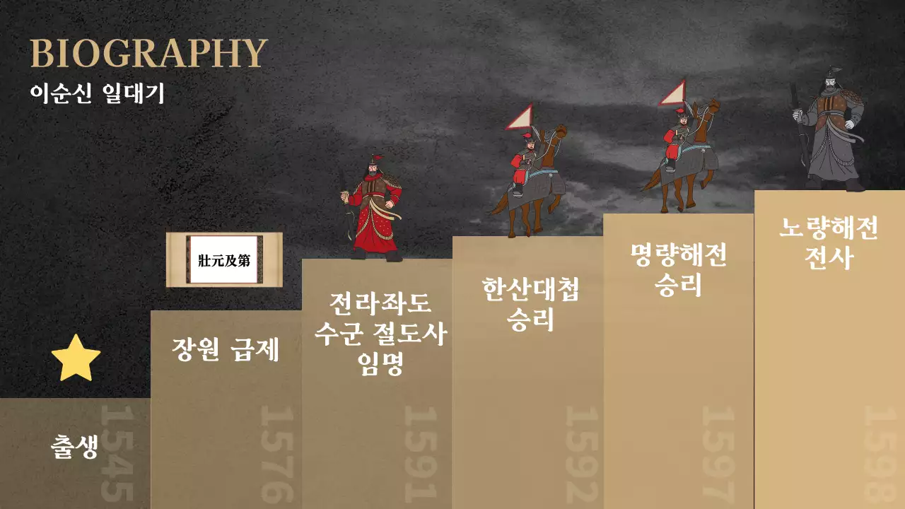 블랙과 골드색을 사용한 전통적이면서도 웅장한 컨셉