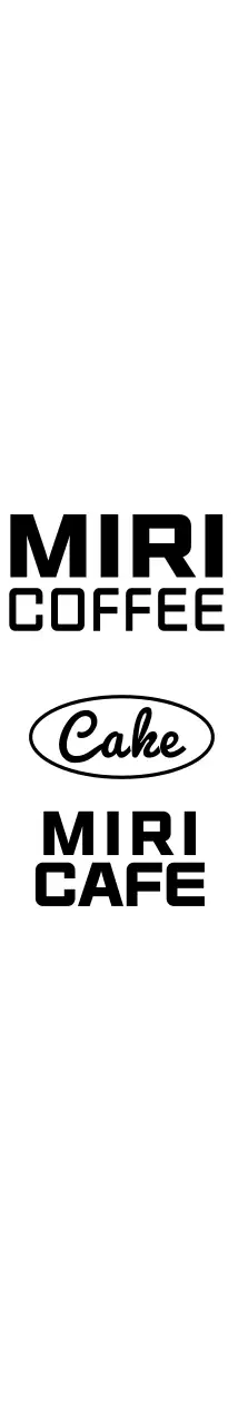 빨간색의 심플한 앰블럼 로고 스타일 디저트 카페