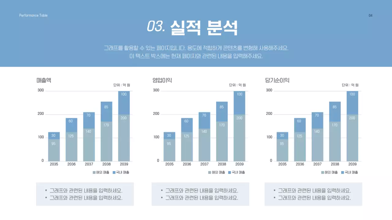회색과 파랑색의 기업 상반기 성과보고서 발표자료