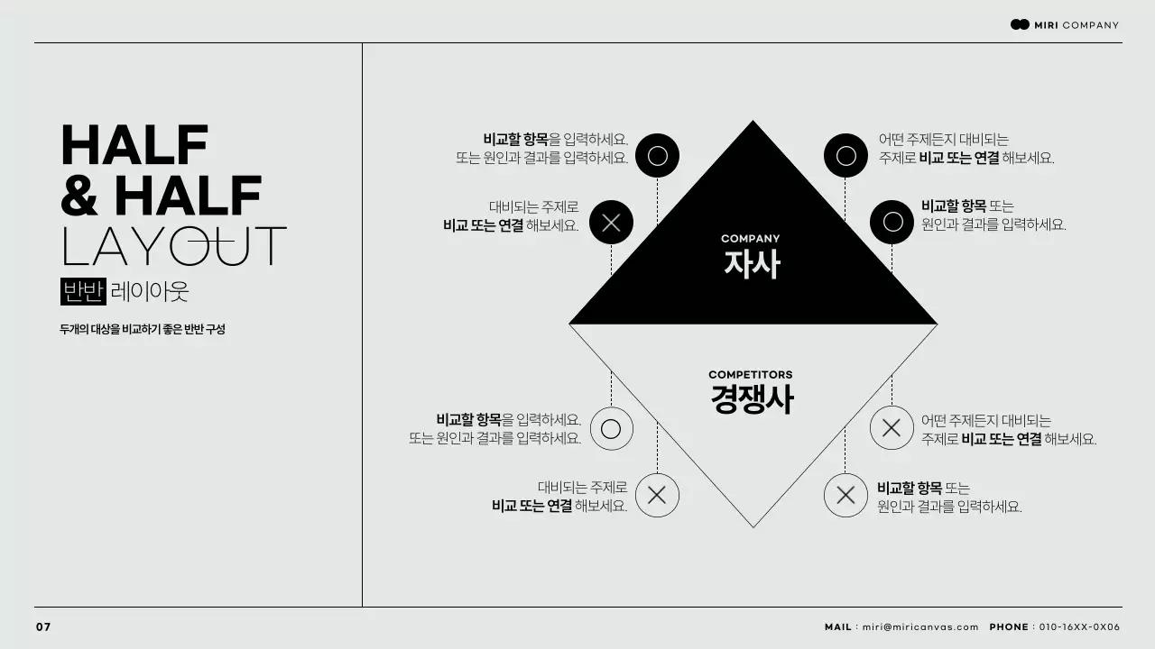 민트색과 검정색의 심플한 도형요소를 활용한 비즈니스보고서 자료