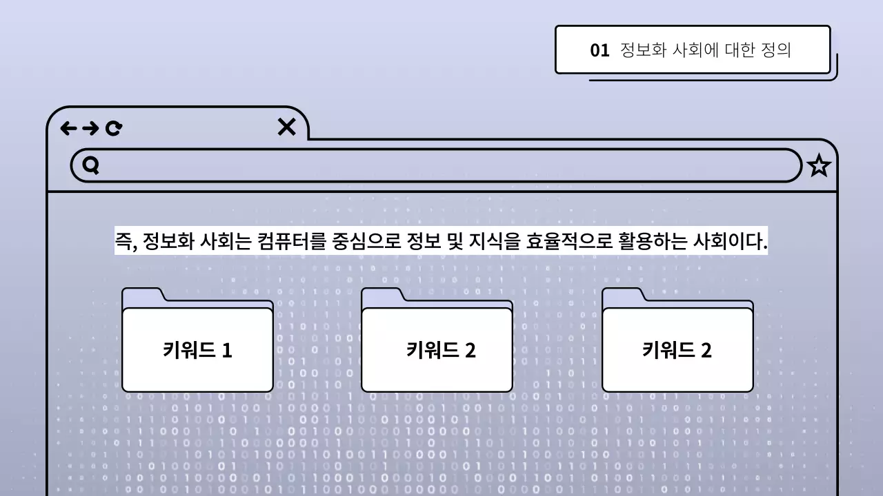 보라 컬러의 정보화 사회 도덕 수행평가 발표