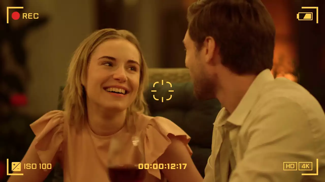 노랑색의 깔끔한 라인 뷰파인더 테마