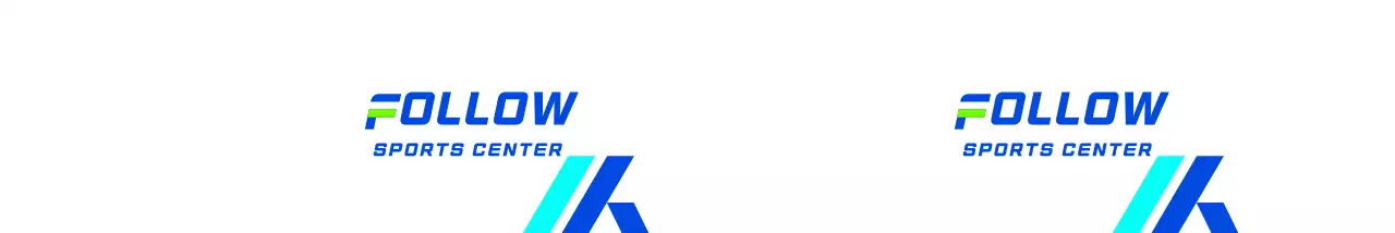 하늘색과 파란색 그라데이션의 강렬하고 매력적인 디자인