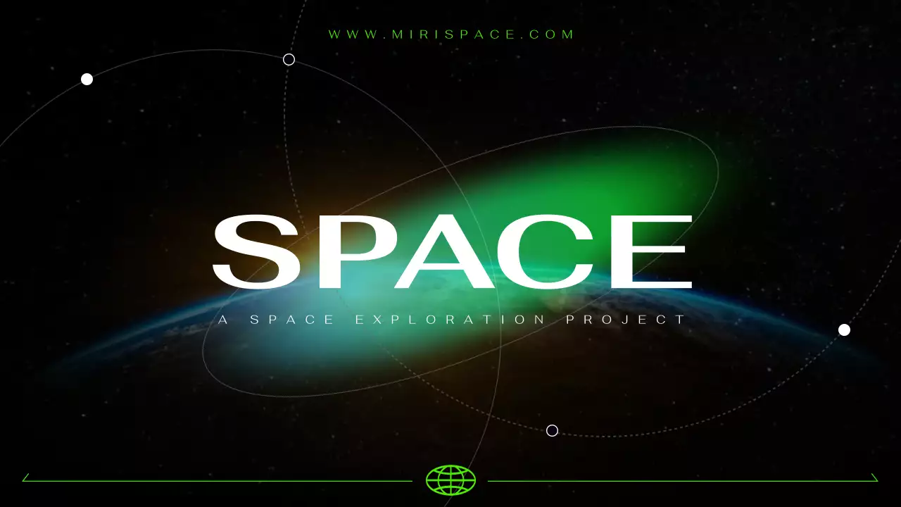 검정과 네온의 사이버한 미래 우주공학 발표자료