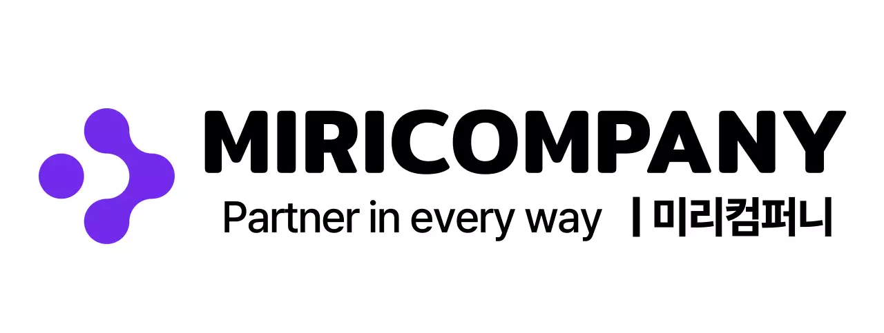 보라색과 검정색의 깔끔하고 심플한 회사 심볼 로고 스타일 회사 홍보용 