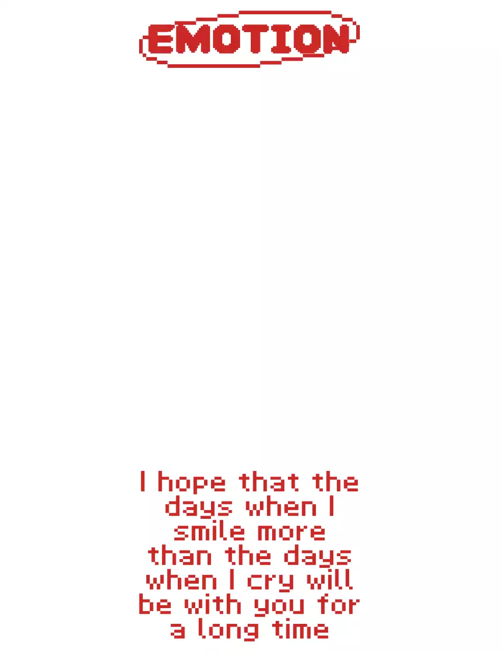 빨간색의 귀엽고 힙한 도트 일러스트 조합 스타일 개인 굿즈용