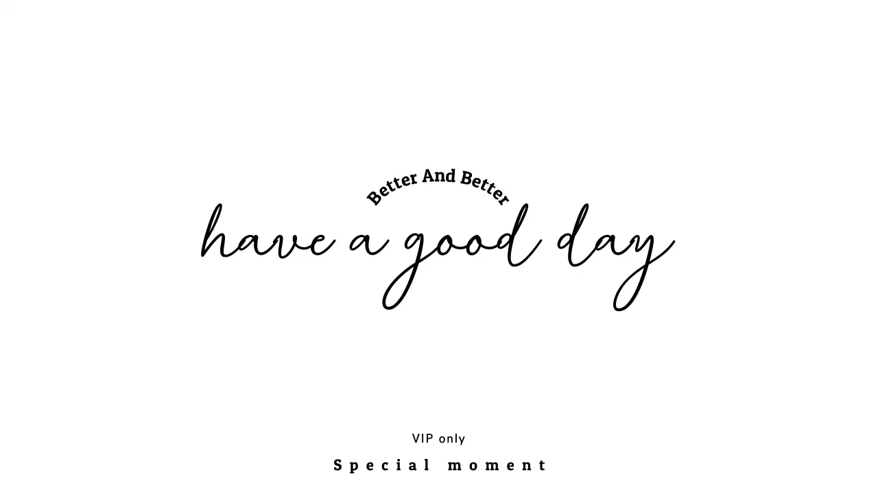 검정색의 고급스러운 필기체가 있는 브랜드 vip 전용 편지용