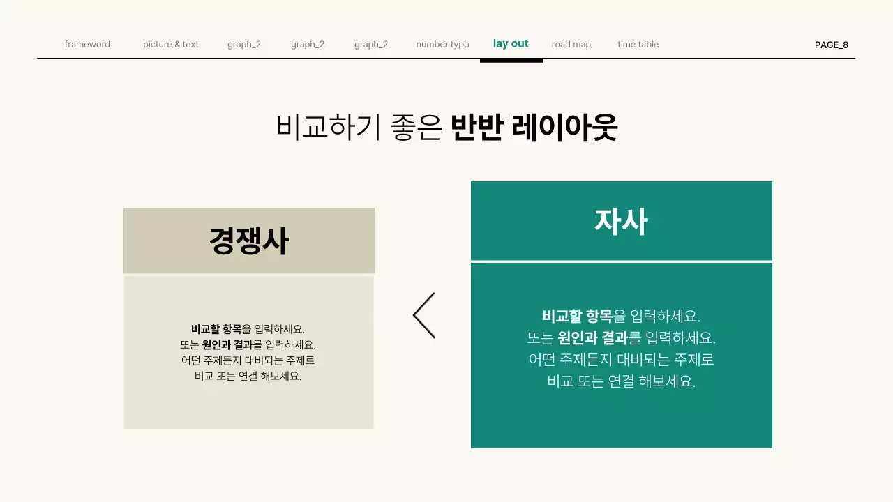 베이지색의 심플한 기업 비즈니스 발표자료