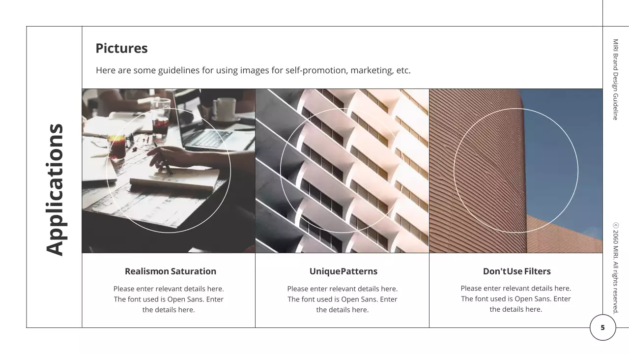화이트와 블랙라인의 미니멀한 모듈의 브랜드 디자인 가이드라인