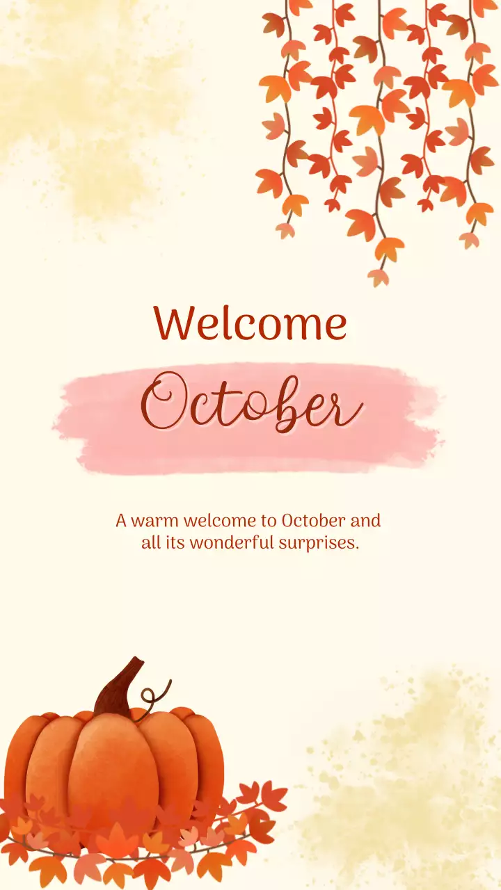 10월 스토리 포스트 환영