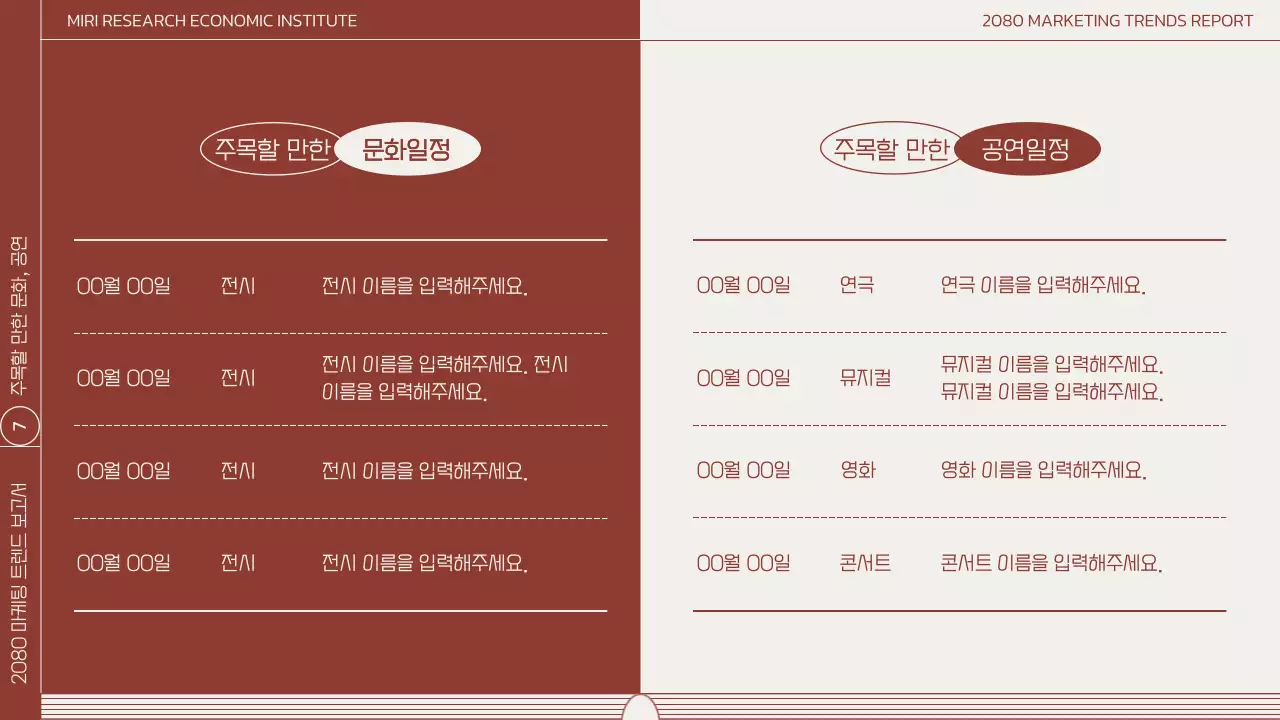 갈색의 모던한 비즈니스 마케팅 보고서