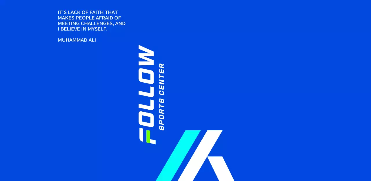 하늘색과 파란색 그라데이션의 강렬하고 매력적인 디자인