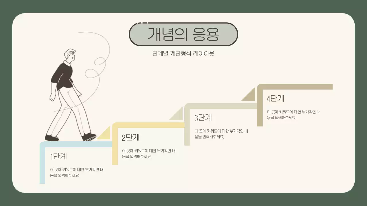 그린계열 차분한 느낌의 개념 정리 안내서